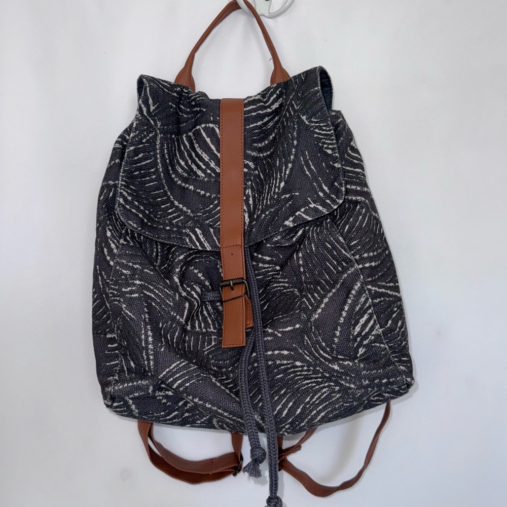 Lu &  Elle Printed Canvas Backpack